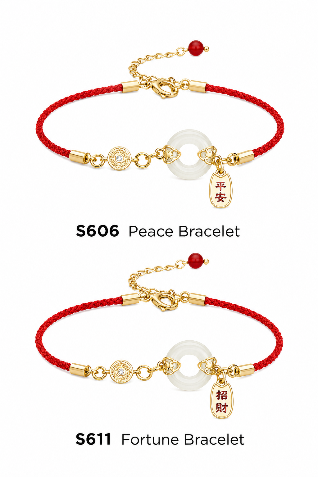 Women's Peace Knot Bracelet bracelet detail image